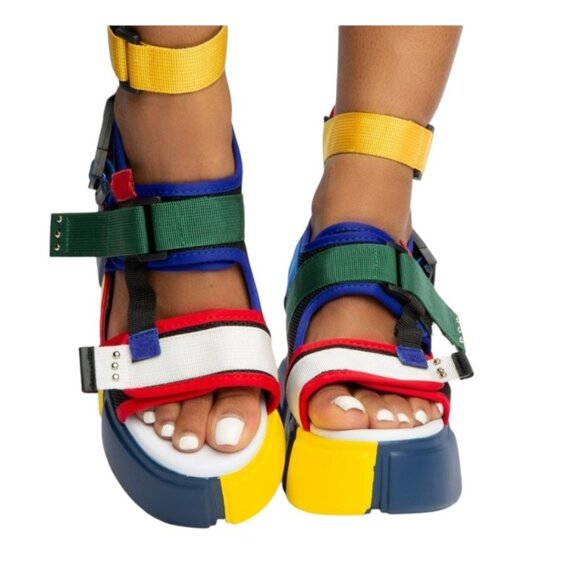 Anthony Wang Cranberry 02 Platform Sandals Womens Size 40 9/9.5 NWB - Picture 3 of 16